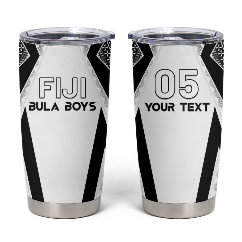 Custom Bula Fiji Football Tumbler Cup Go Champions - Polynesian Pride