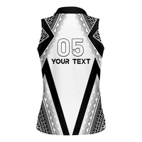 Custom Bula Fiji Football Women Sleeveless Polo Shirt Go Champions - Polynesian Pride