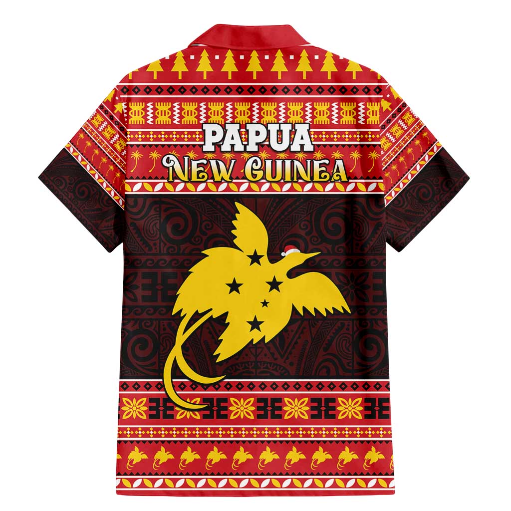 Papua New Guinea Christmas Family Matching Mermaid Dress and Hawaiian Shirt Santa Raggiana