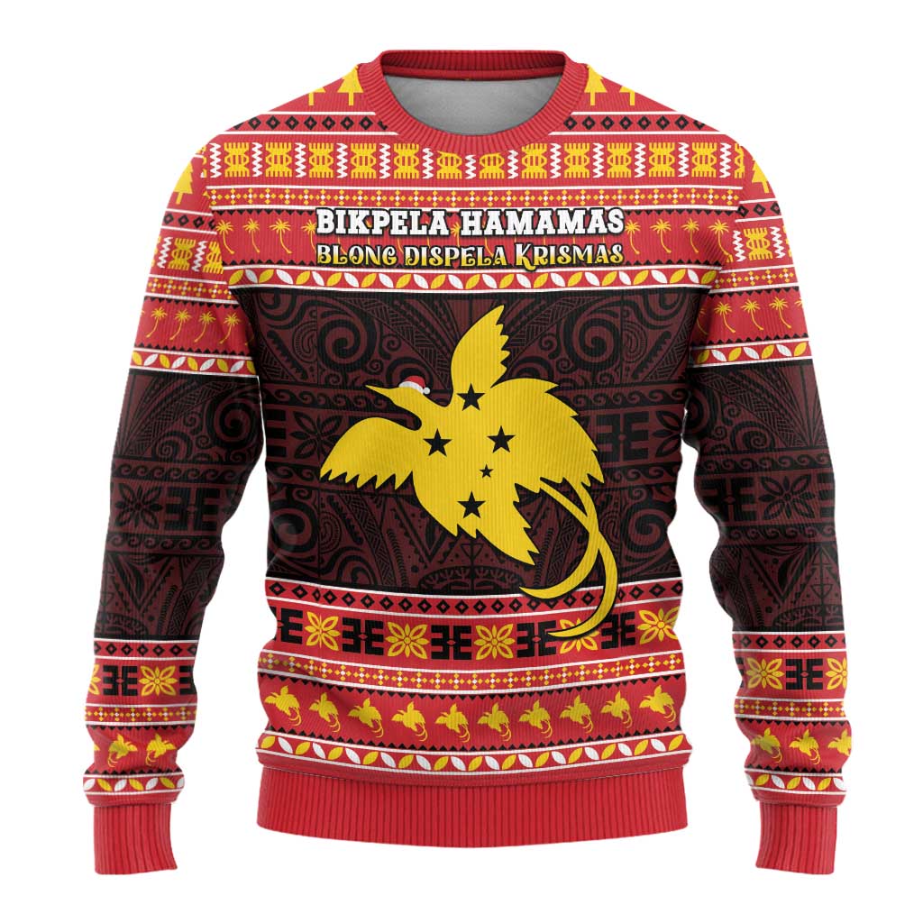 Papua New Guinea Christmas Ugly Christmas Sweater Santa Raggiana