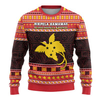 Papua New Guinea Christmas Ugly Christmas Sweater Santa Raggiana