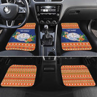 Marshall Islands Christmas Car Mats Marshallese Seal Meddi Kirijmoj