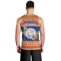 Marshall Islands Christmas Men Tank Top Marshallese Seal Meddi Kirijmoj