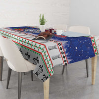 Northern Mariana Islands Christmas Tablecloth Poinsettia Filis Pasgua