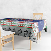 Northern Mariana Islands Christmas Tablecloth Poinsettia Filis Pasgua