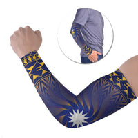 Nauru Angam Day Arm Sleeves Polynesian Tribal Pattern Unique Style - Polynesian Pride