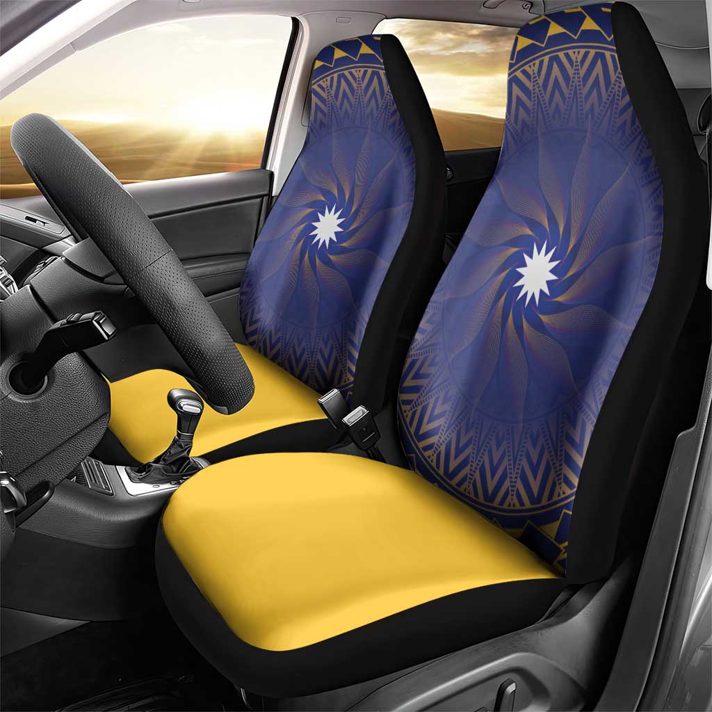 Nauru Angam Day Car Seat Cover Polynesian Tribal Pattern Unique Style - Polynesian Pride