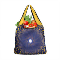 Nauru Angam Day Grocery Bag Polynesian Tribal Pattern Unique Style - Polynesian Pride