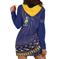 Nauru Angam Day Hoodie Dress Polynesian Tribal Pattern Unique Style - Polynesian Pride