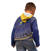 Nauru Angam Day Kid Hoodie Polynesian Tribal Pattern Unique Style - Polynesian Pride