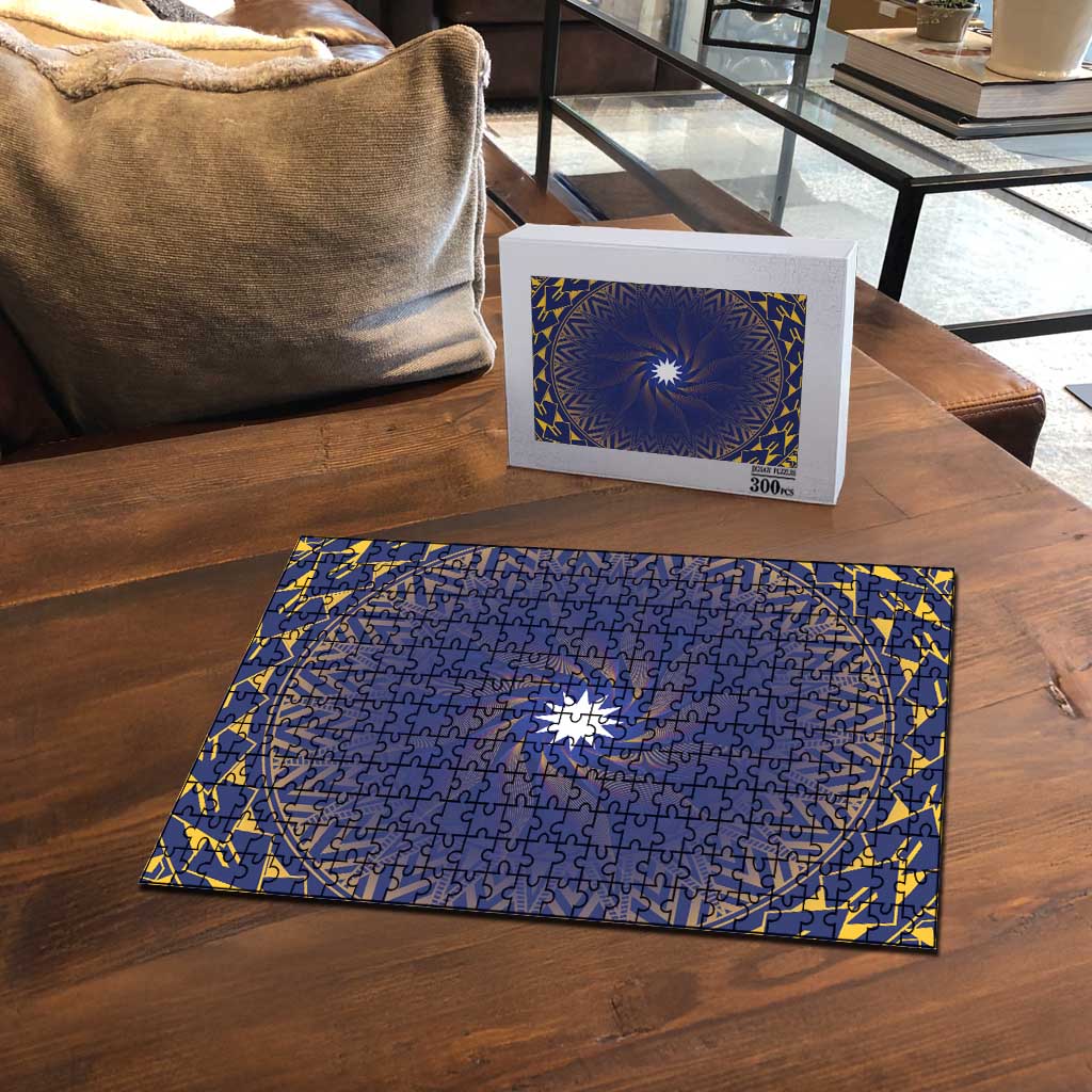 Nauru Angam Day Puzzle Polynesian Tribal Pattern Unique Style - Polynesian Pride