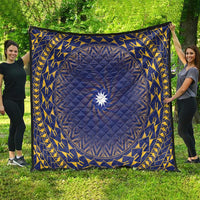 Nauru Angam Day Quilt Polynesian Tribal Pattern Unique Style - Polynesian Pride