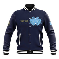 Personalised Federated States Of Micronesia Baseball Jacket FSM Passport - Polynesian Pride