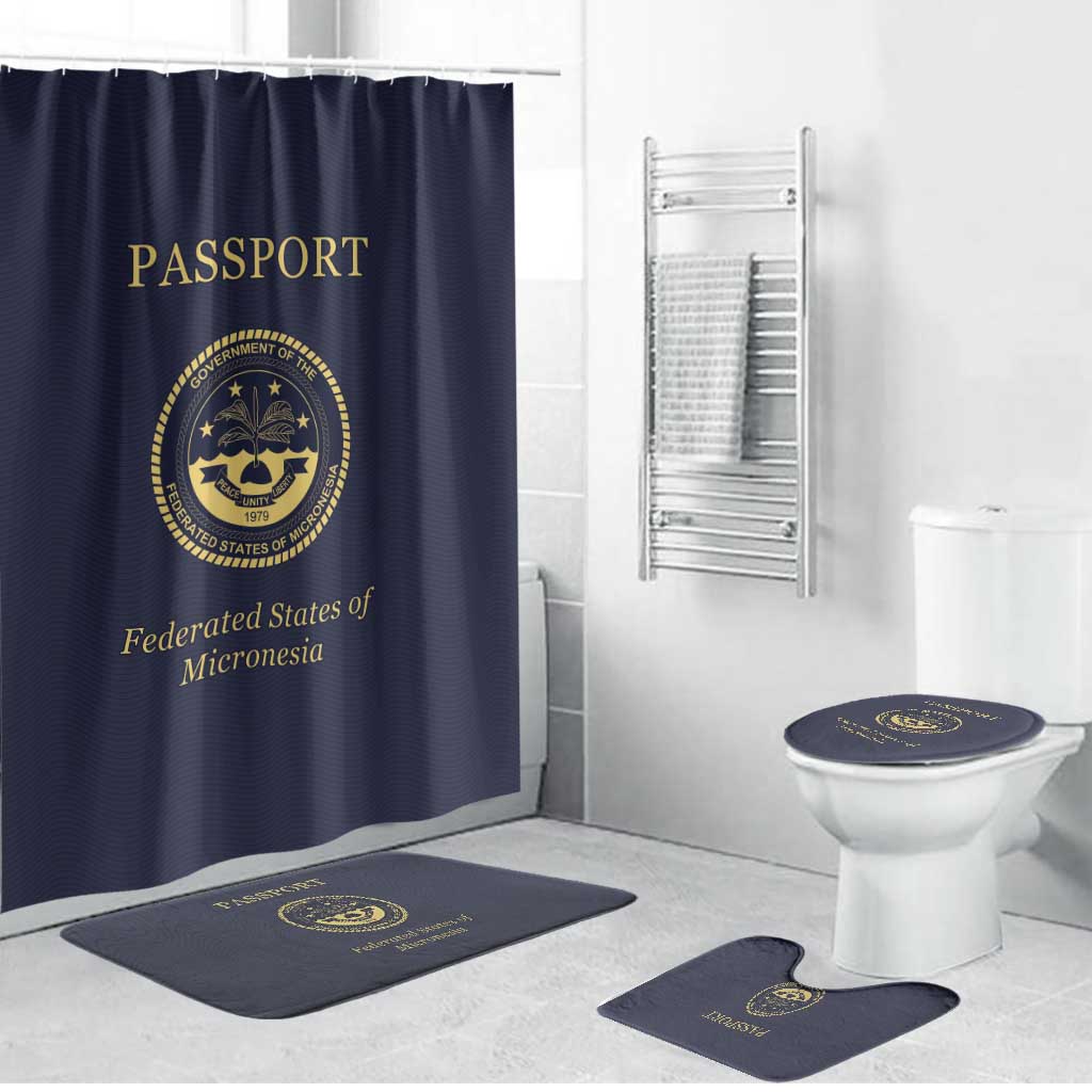 Federated States Of Micronesia Bathroom Set FSM Passport - Polynesian Pride