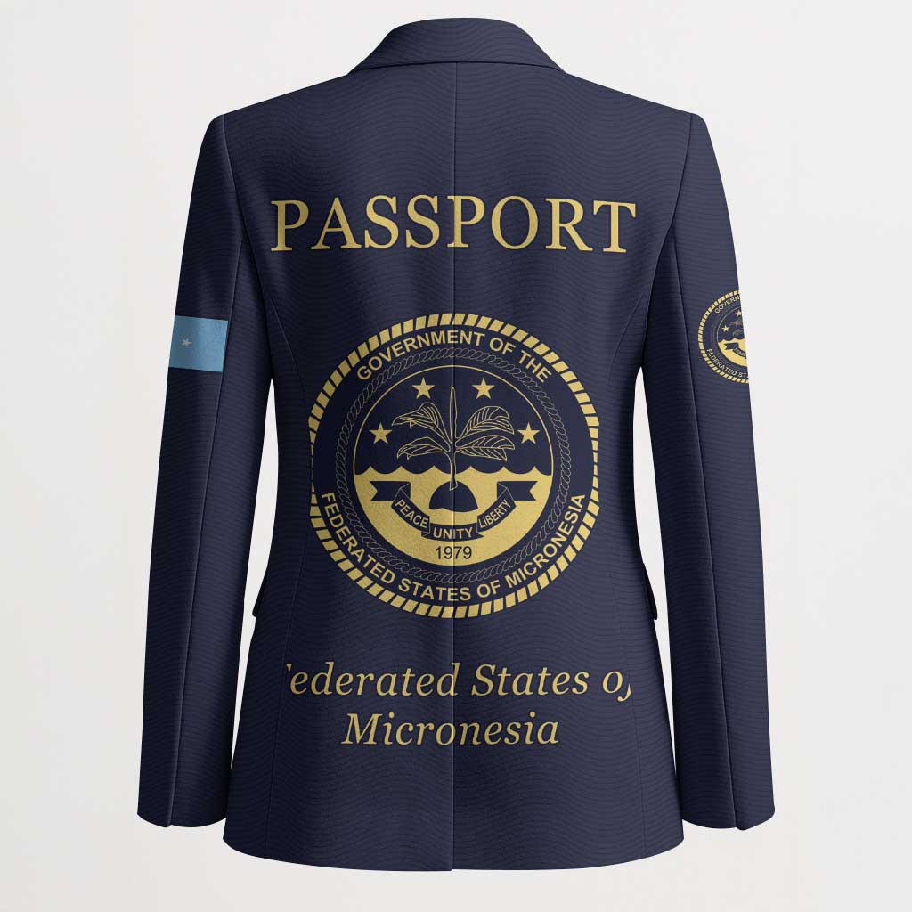 Personalised Federated States Of Micronesia Blazer FSM Passport LT05 - Polynesian Pride