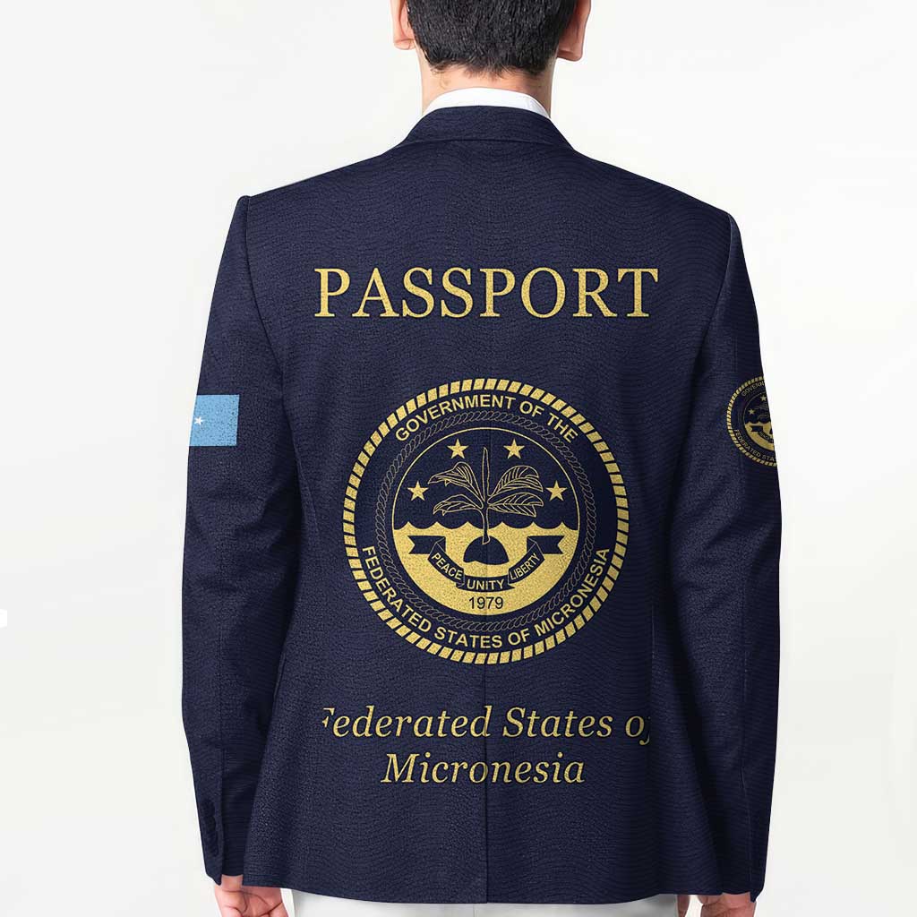Personalised Federated States Of Micronesia Blazer FSM Passport LT05 - Polynesian Pride