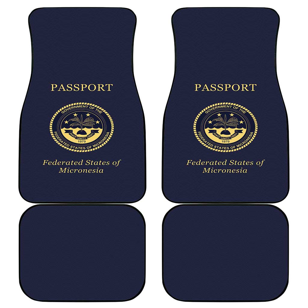 Federated States Of Micronesia Car Mats FSM Passport LT05 - Polynesian Pride