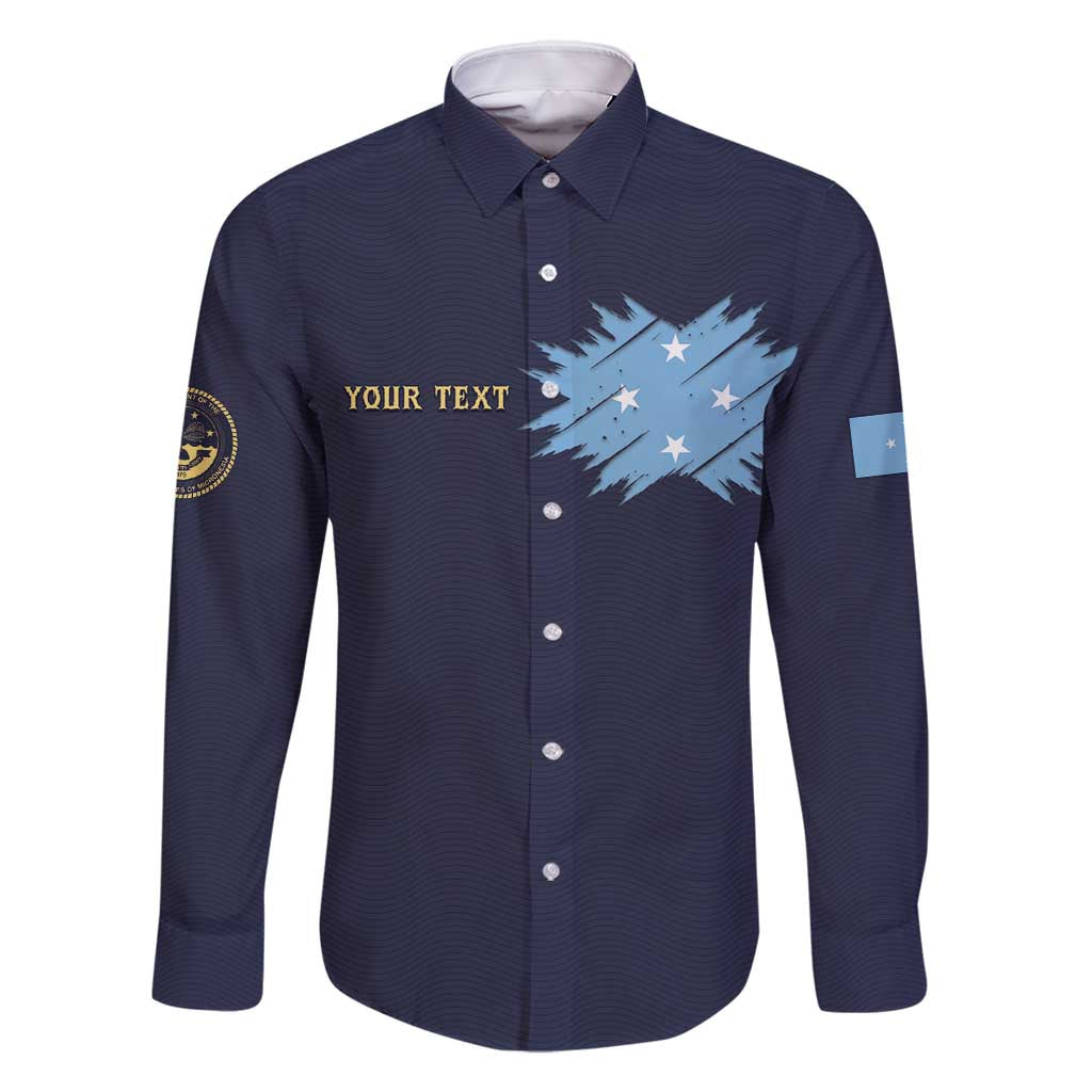 Personalised Federated States Of Micronesia Family Matching Long Sleeve Bodycon Dress and Hawaiian Shirt FSM Passport - Polynesian Pride