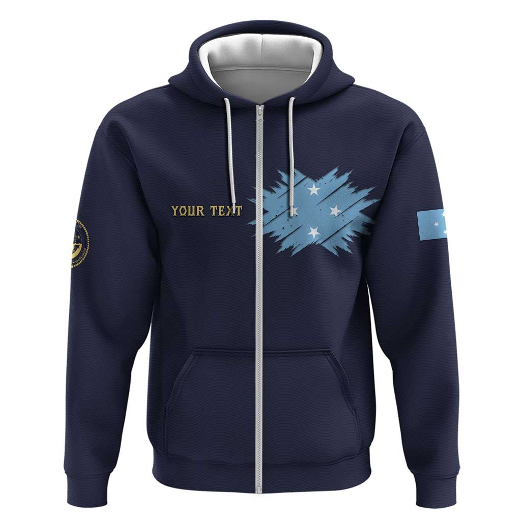 Personalised Federated States Of Micronesia Hoodie FSM Passport - Polynesian Pride