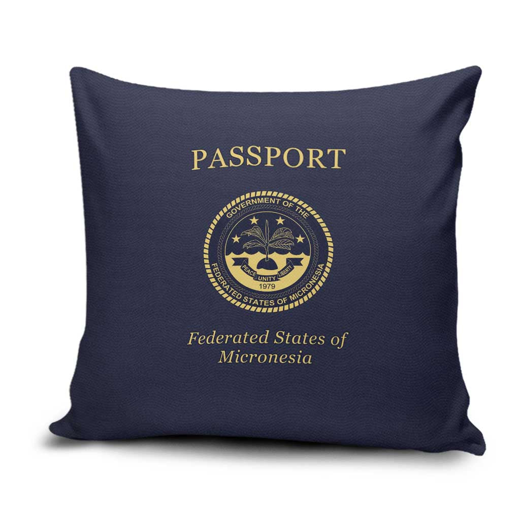 Federated States Of Micronesia Pillow Cover FSM Passport - Polynesian Pride