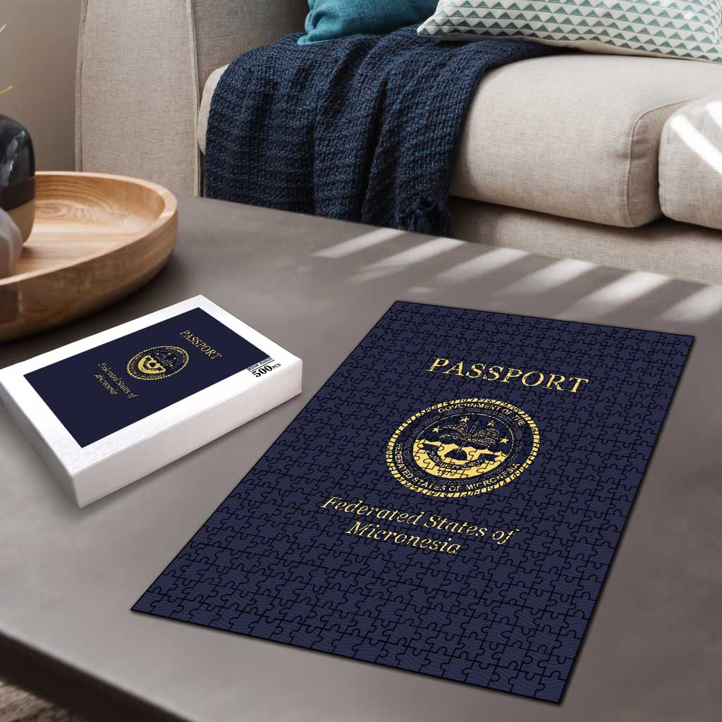 Federated States Of Micronesia Puzzle FSM Passport - Polynesian Pride