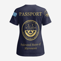 Personalised Federated States Of Micronesia Scrub Top FSM Passport - Polynesian Pride
