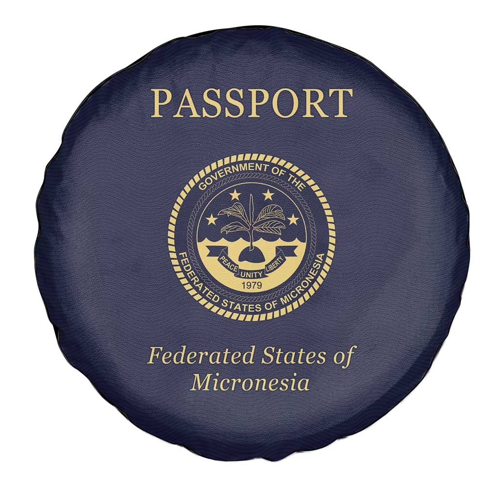 Federated States Of Micronesia Spare Tire Cover FSM Passport - Polynesian Pride