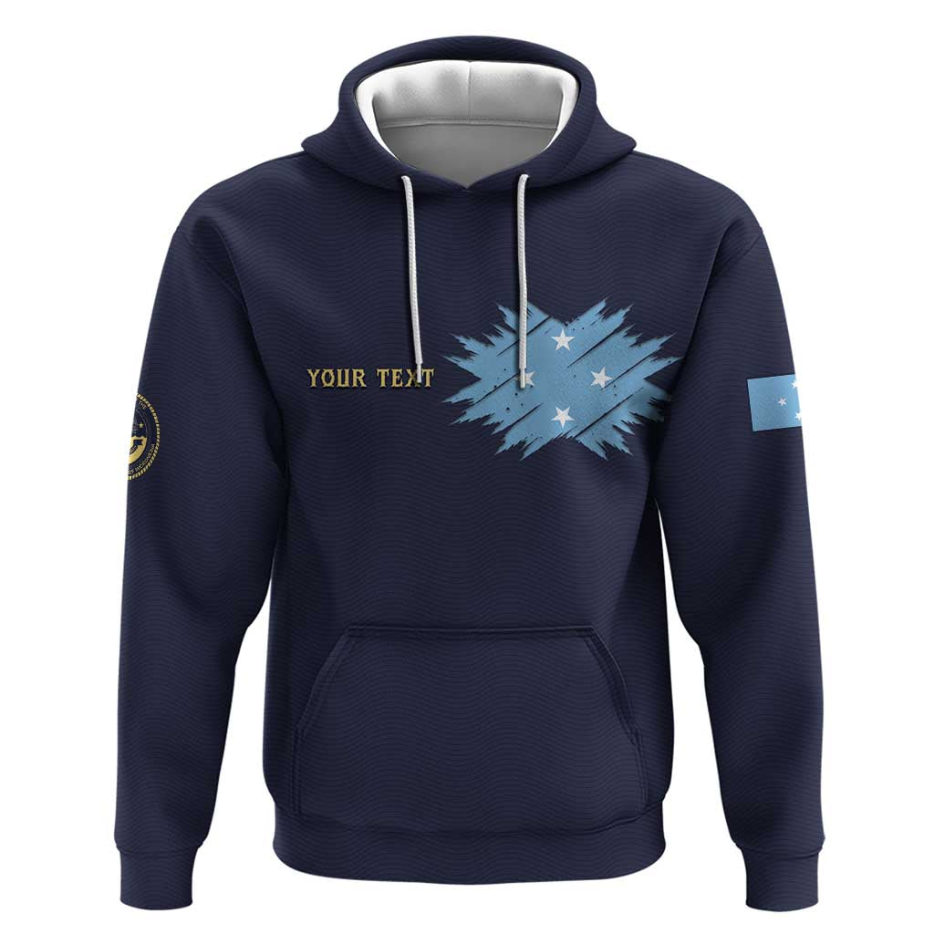 Personalised Federated States Of Micronesia Zip Hoodie FSM Passport - Polynesian Pride