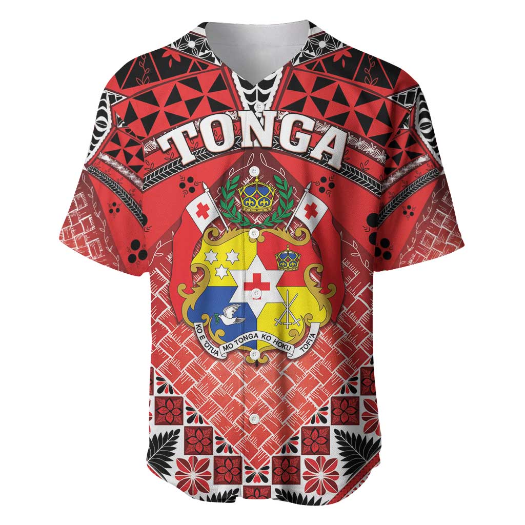 Personalised Tonga Constitution Day Baseball Jersey 150 Years Jubilee - Polynesian Pride