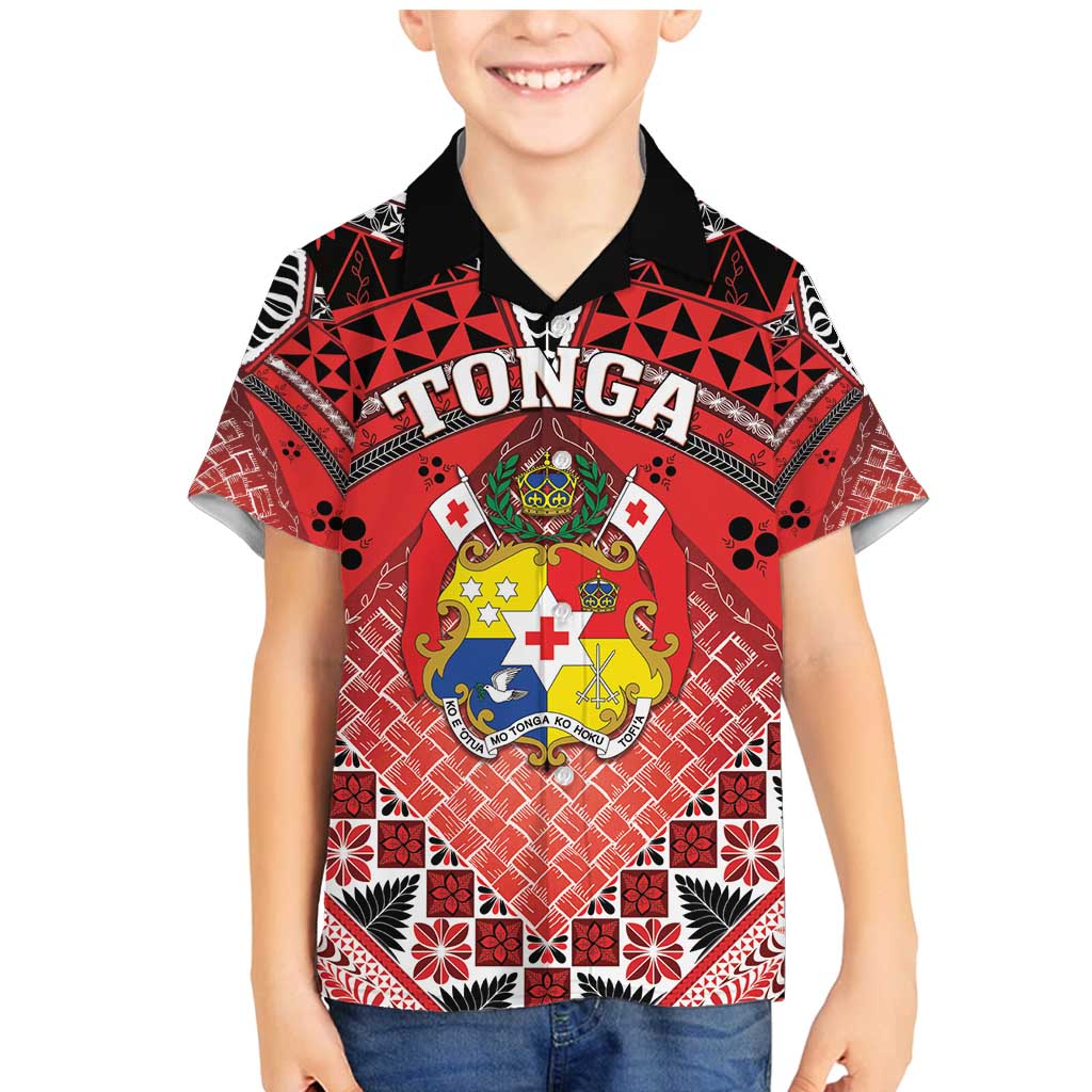 Personalised Tonga Constitution Day Family Matching Mermaid Dress and Hawaiian Shirt 150 Years Jubilee - Polynesian Pride