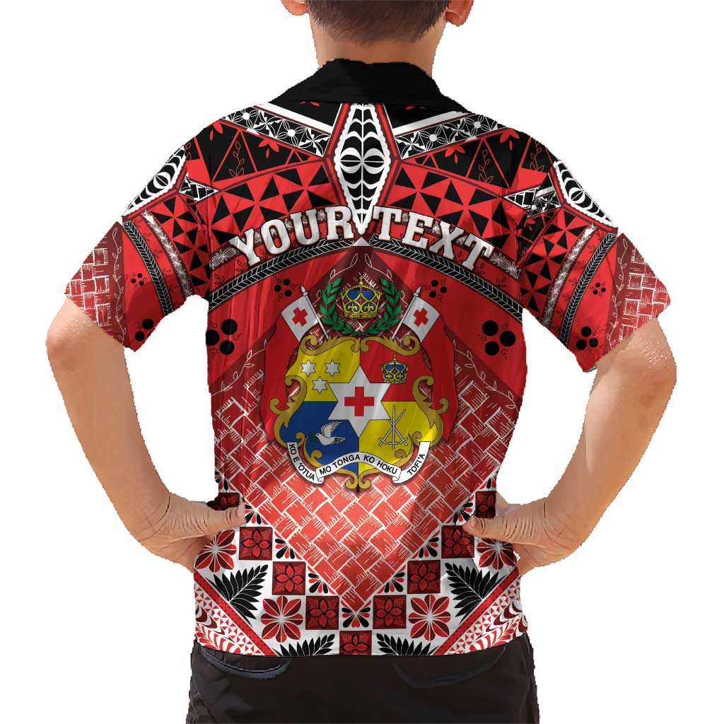 Personalised Tonga Constitution Day Family Matching Short Sleeve Bodycon Dress and Hawaiian Shirt 150 Years Jubilee - Polynesian Pride