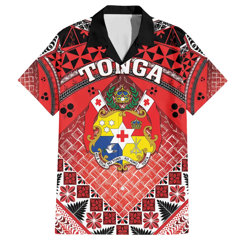 Personalised Tonga Constitution Day Family Matching Tank Maxi Dress and Hawaiian Shirt 150 Years Jubilee - Polynesian Pride