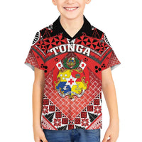Personalised Tonga Constitution Day Family Matching Tank Maxi Dress and Hawaiian Shirt 150 Years Jubilee - Polynesian Pride