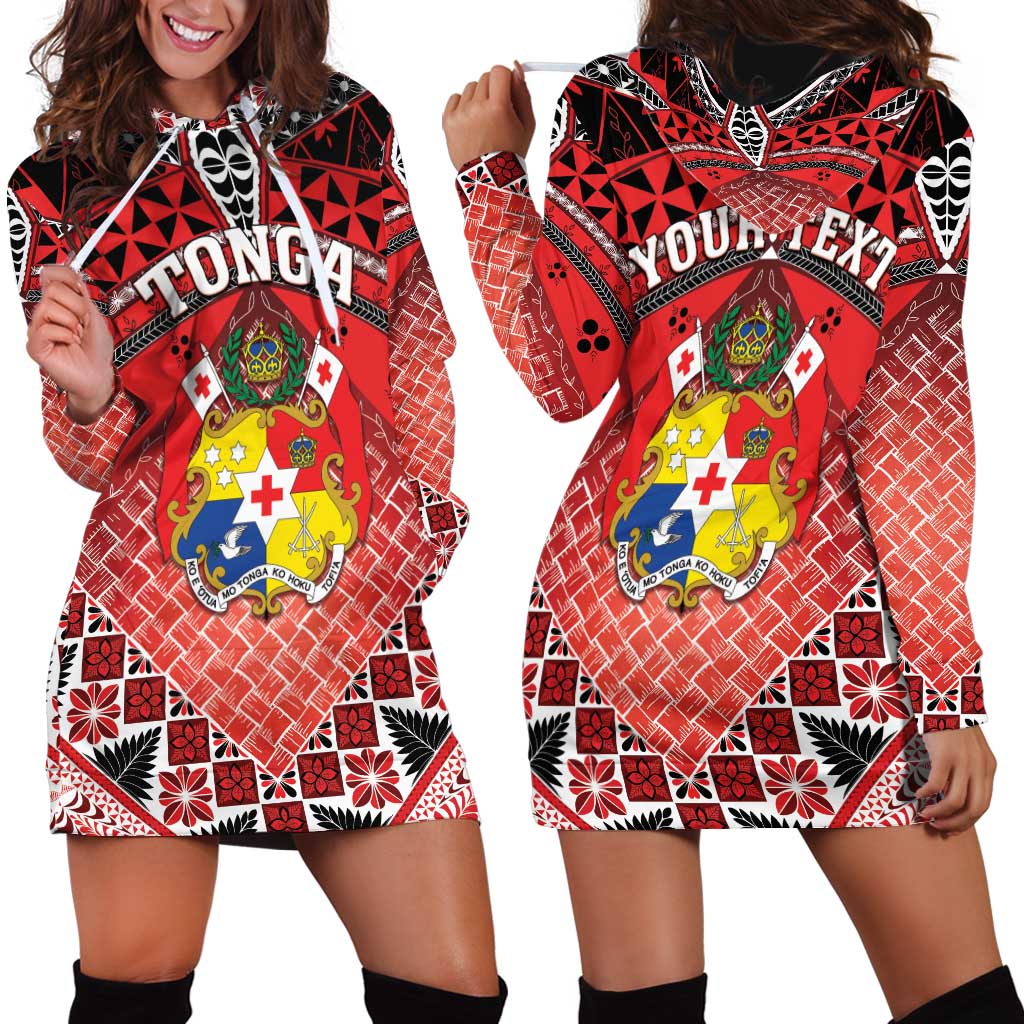 Personalised Tonga Constitution Day Hoodie Dress 150 Years Jubilee - Polynesian Pride