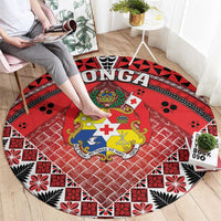 Tonga Constitution Day Round Carpet 150 Years Jubilee - Polynesian Pride
