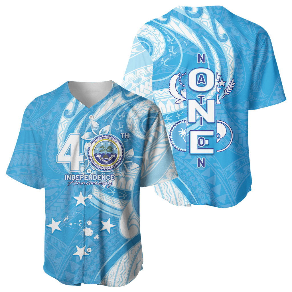 FSM Micronesia Baseball Jersey 40th Independence Anniversary LT05 - Polynesian Pride