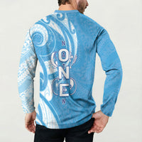 FSM Micronesia Button Sweatshirt 40th Independence Anniversary LT05 - Polynesian Pride