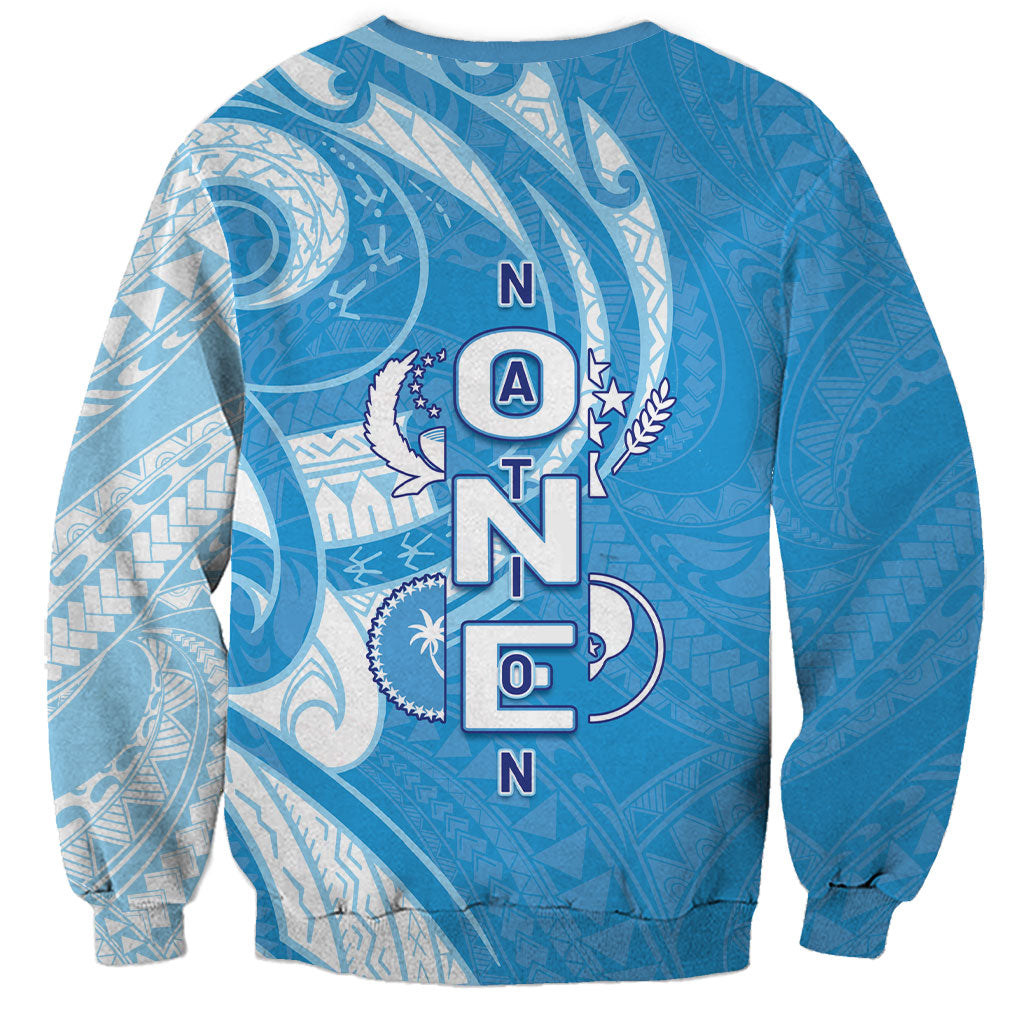 FSM Micronesia Sweatshirt 40th Independence Anniversary LT05 - Polynesian Pride