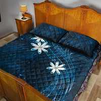 Tahiti Matarii Quilt Bed Set Tahitian Spring Blue Galaxy LT05 - Polynesian Pride