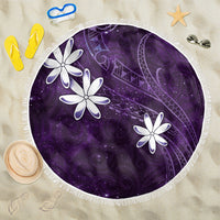 Tahiti Matarii Beach Blanket Tahitian Spring Purple Galaxy LT05 One Size 150cm Purple - Polynesian Pride
