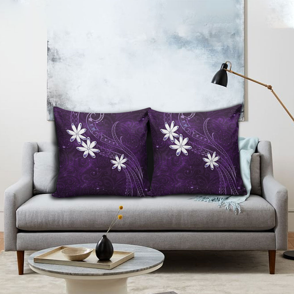 Tahiti Matarii Pillow Cover Tahitian Spring Purple Galaxy LT05 - Polynesian Pride