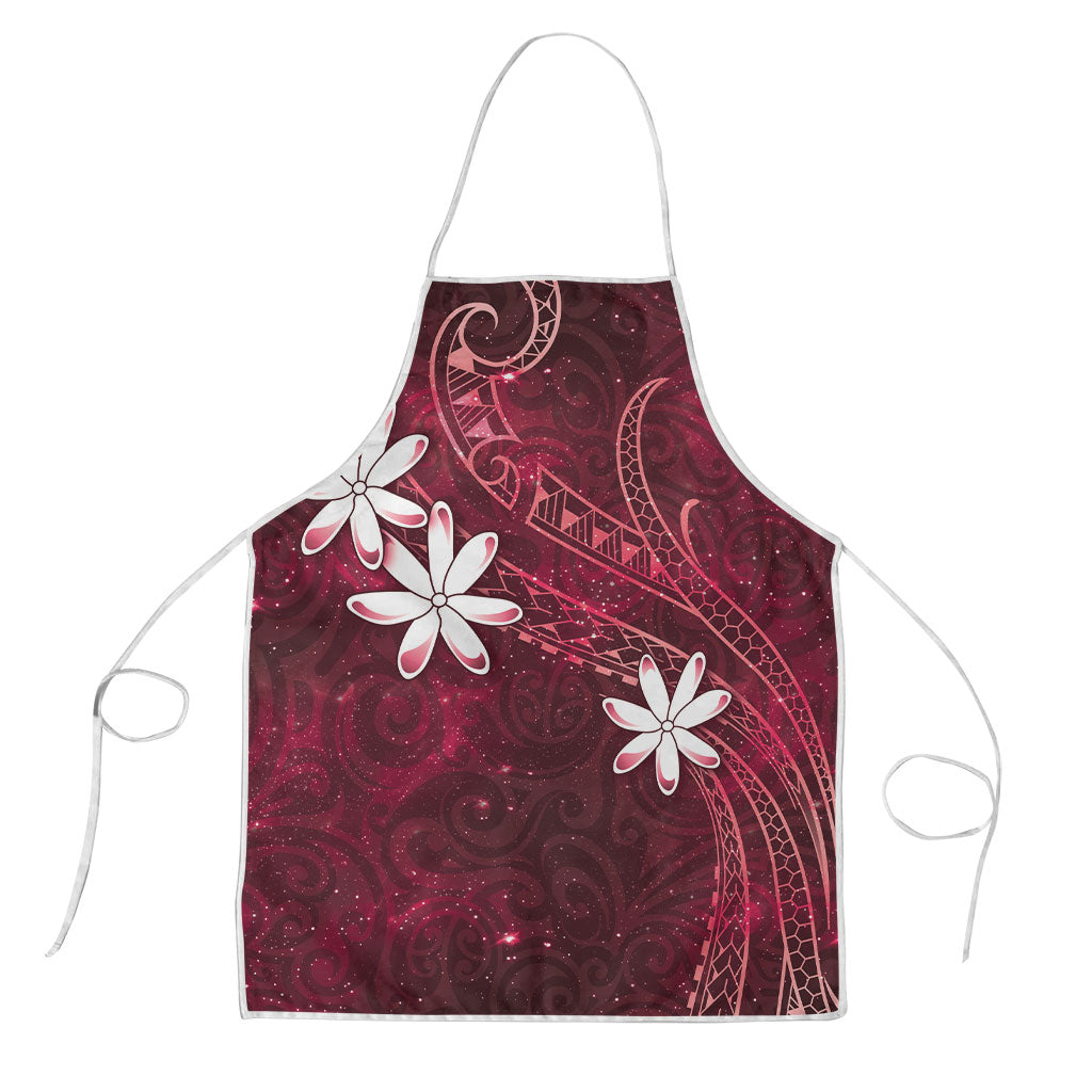 Tahiti Matarii Apron Tahitian Spring Red Galaxy LT05 Red - Polynesian Pride