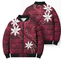 Tahiti Matarii Bomber Puffer Jacket Tahitian Spring Red Galaxy LT05 - Polynesian Pride