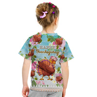 Hawaii Thanksgiving Kid T Shirt Funny Turkey Dabbing Dance LT05 - Polynesian Pride