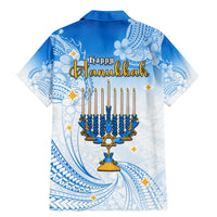 Polynesia Hanukkah Festival Family Matching Mermaid Dress and Hawaiian Shirt With Menorah Polynesian Style LT05 - Polynesian Pride