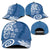 Polynesia Classic Cap Blue Tribal Turtle Floral Pattern - Polynesian Pride