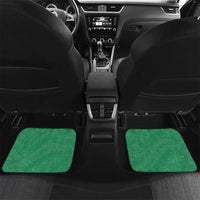Polynesia Car Mats Green Tribal Turtle Floral Pattern