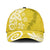 Polynesia Classic Cap Yellow Tribal Turtle Floral Pattern - Polynesian Pride