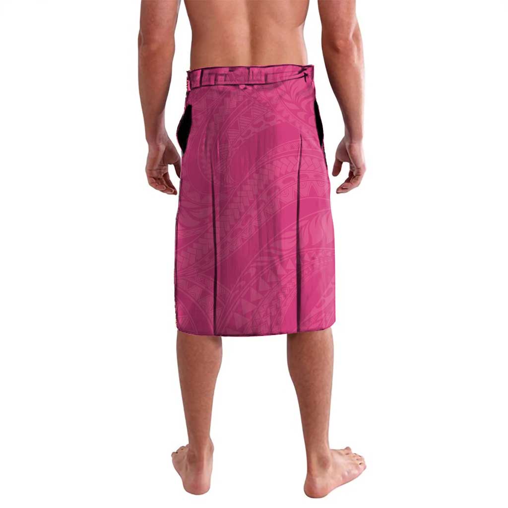 Polynesia Lavalava Pink Tribal Turtle Floral Pattern