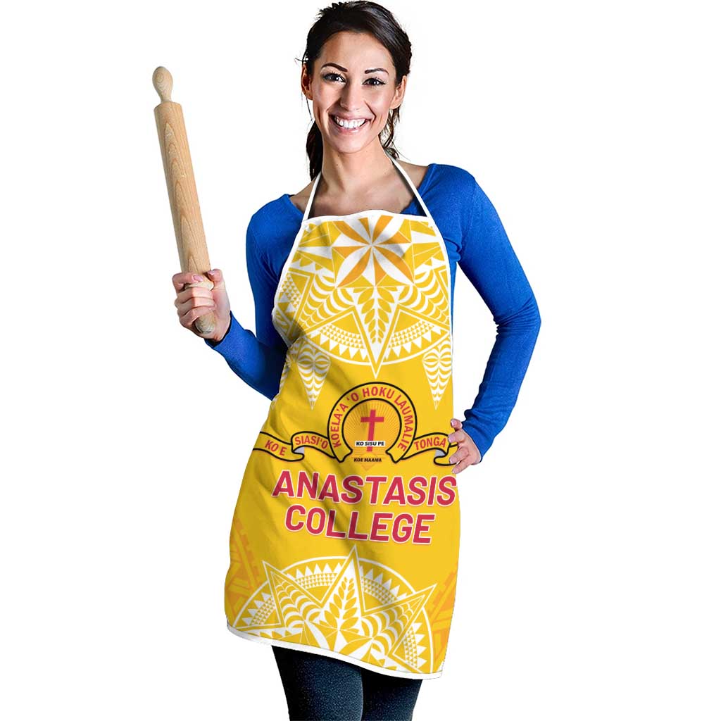 Anastasis College Apron Tonga Ngatu Pattern LT05 - Polynesian Pride